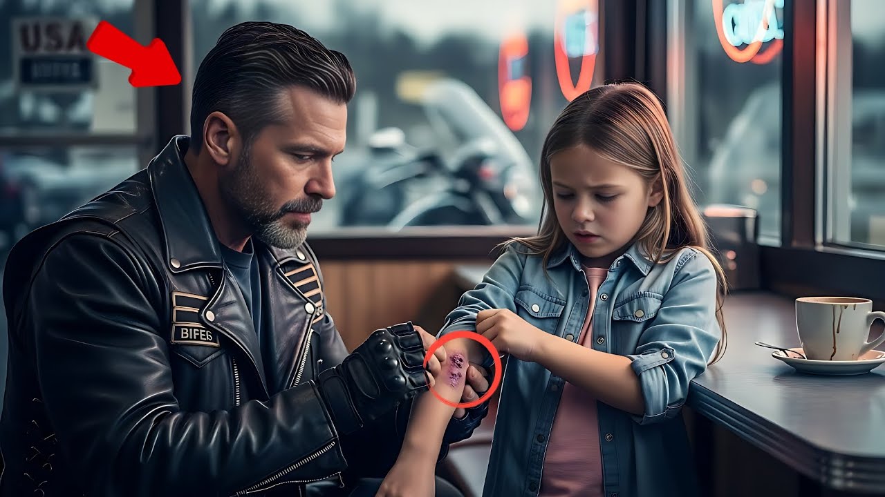 Little Girl Showed His Bruises to a Biker. The Hells Angels Didn't Even Finish His Coffee