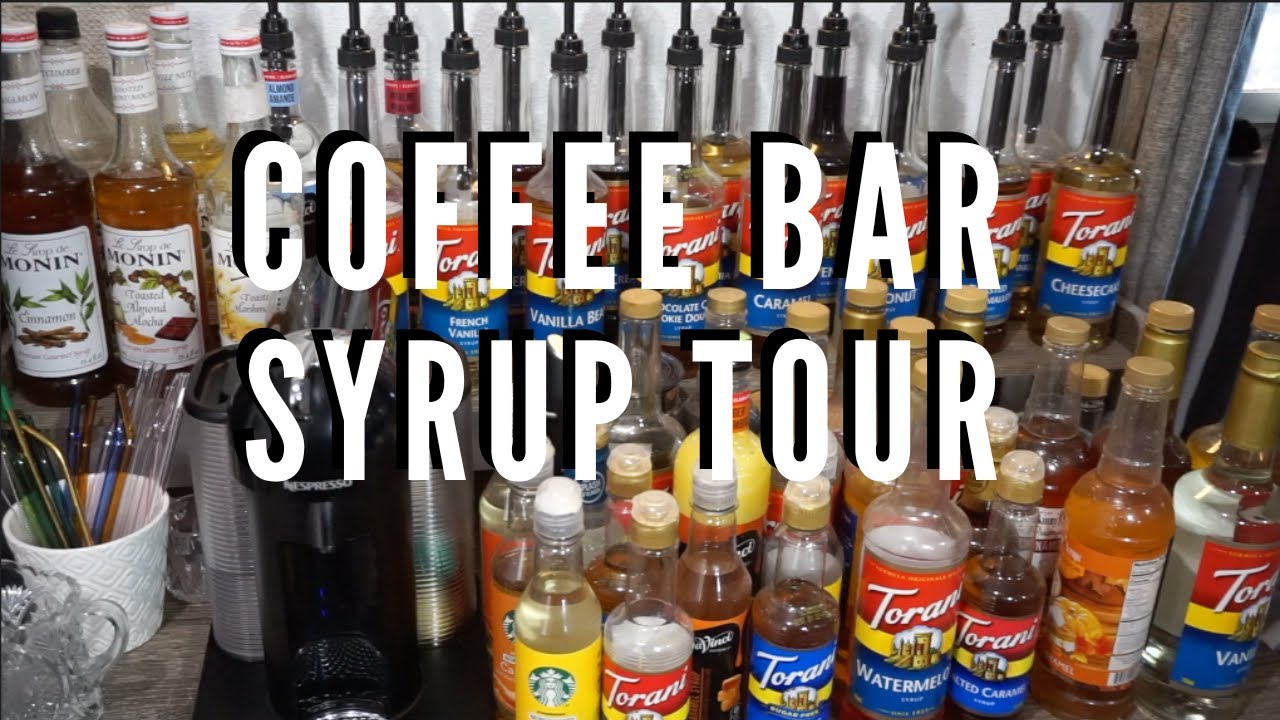 Coffee Bar Syrup Tour ✨