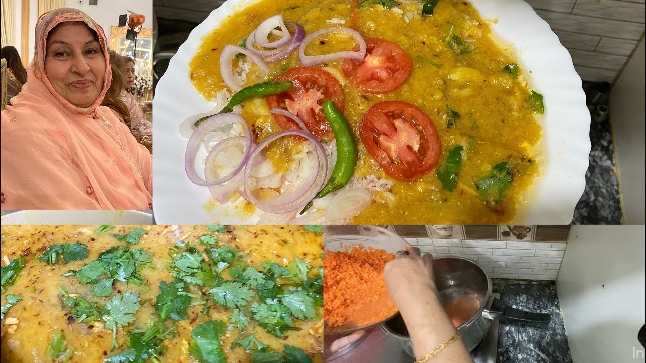 Masoor ki daal and white rice very easy and tasty recipe 