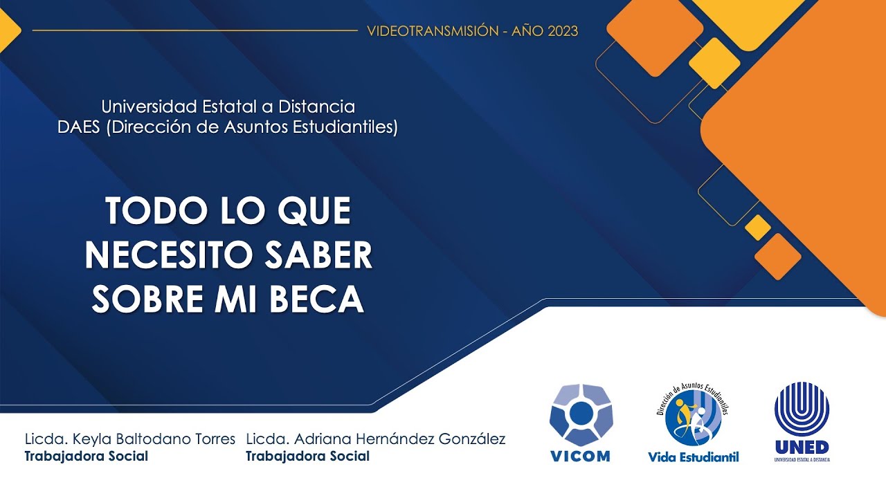 Todo lo que necesito saber sobre mi beca en la UNED