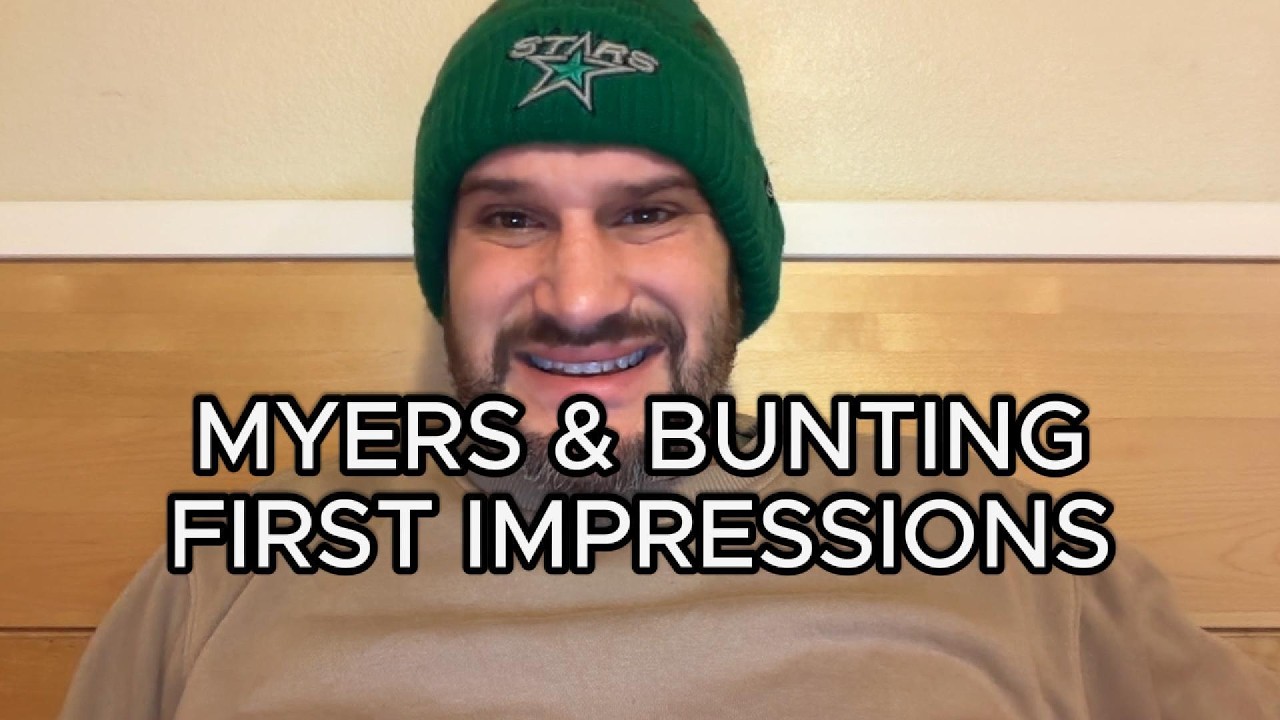 Myers & Bunting 1st Impressions | Stars Comeback Win vs Blackhawks | Stars  Point Streak Hits 12