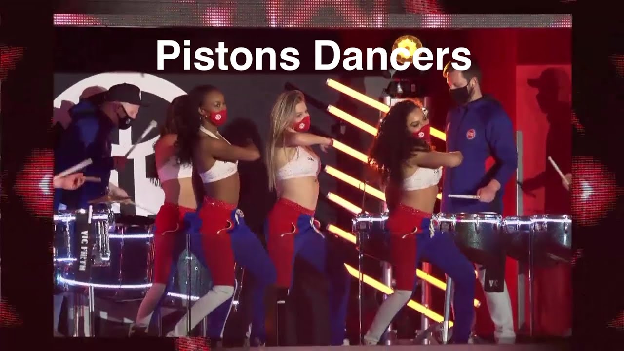 Detroit Pistons Dancers - NBA Dancers - 5/16/2021 Dance performance - Pistons vs Heat