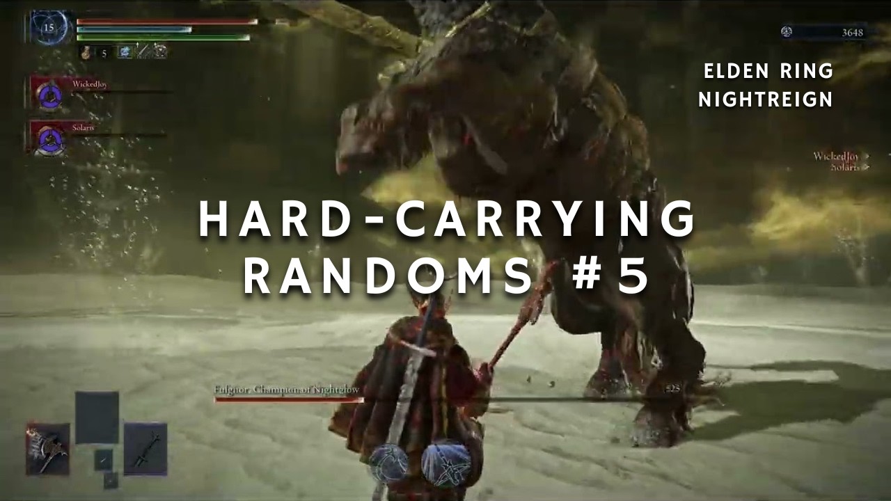 Clutching for Randoms #5 - Everdark Darkdrift Knight, Depth 5 Trios - Elden Ring Nightreign