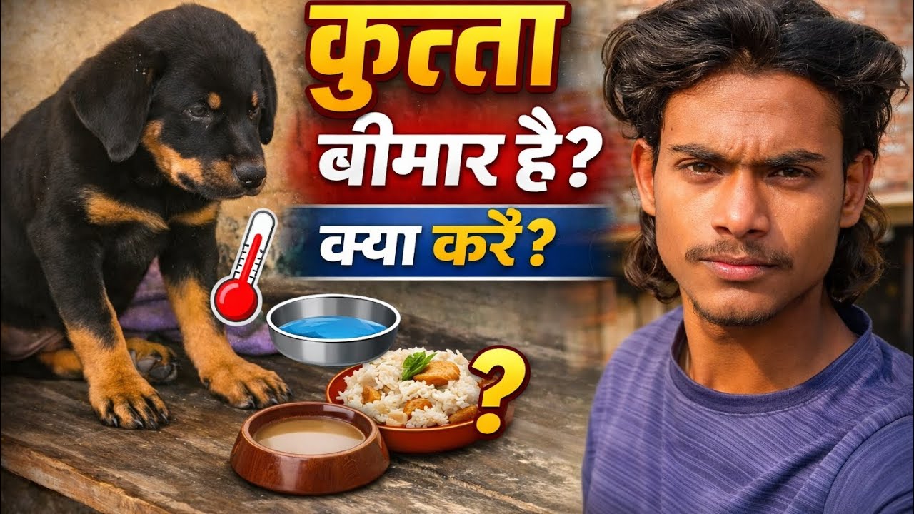 Dipanshu ki Piliya  Bimar ho gai 🥺Dog Sick? ये गलती मत करना ❌ | पूरा इलाज हिंदी में