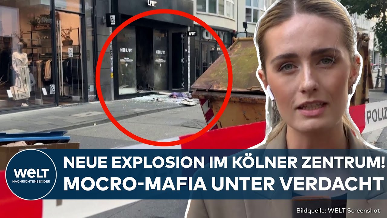 SCHOCK IN KÖLN: Weitere Explosion in Innenstadt! Hinweise deuten zunehmend auf Mocro-Mafia!