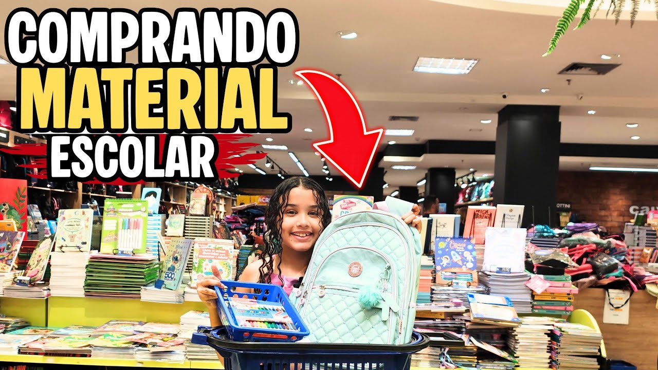 COMPRANDO MATERIAL ESCOLAR 2026! 