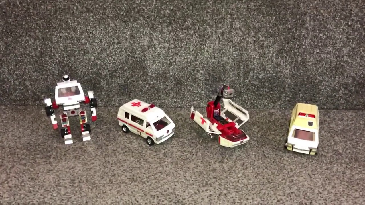 Transformers G1 ratchet, variant, 1984, mail away, Japan, takara, collection, vintage, siege, mib