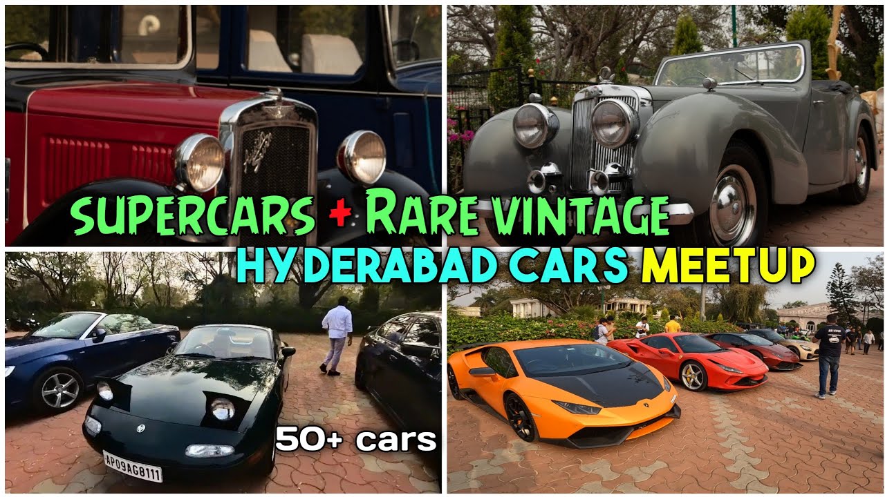 Cars n Coffee Meet up | @CarsNCoffeeHyderabad  Vlog Hyderabad | Lamborghini | Deccan Moto