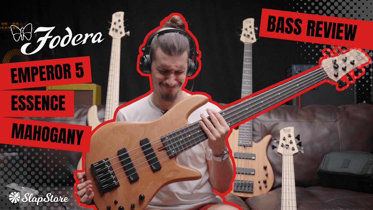 Bass Review  Fodera Monarch 5 Essence Mahogany (ft. @DavidVause)