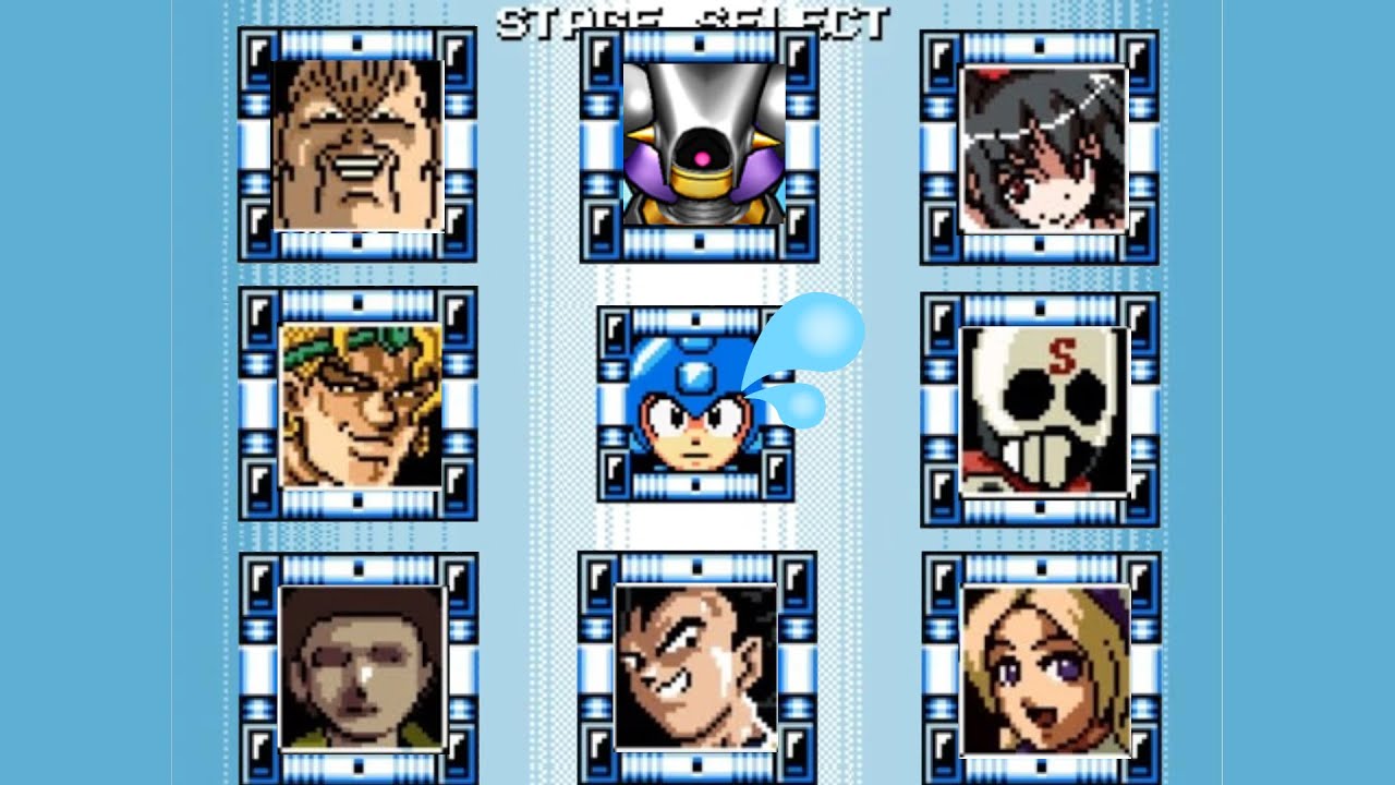 ロックマン∞2 見たことないボスと闘ってみた2『DIO・ベジータ・ハート・キラーマジンガ』Megaman infinity 2 mugen play