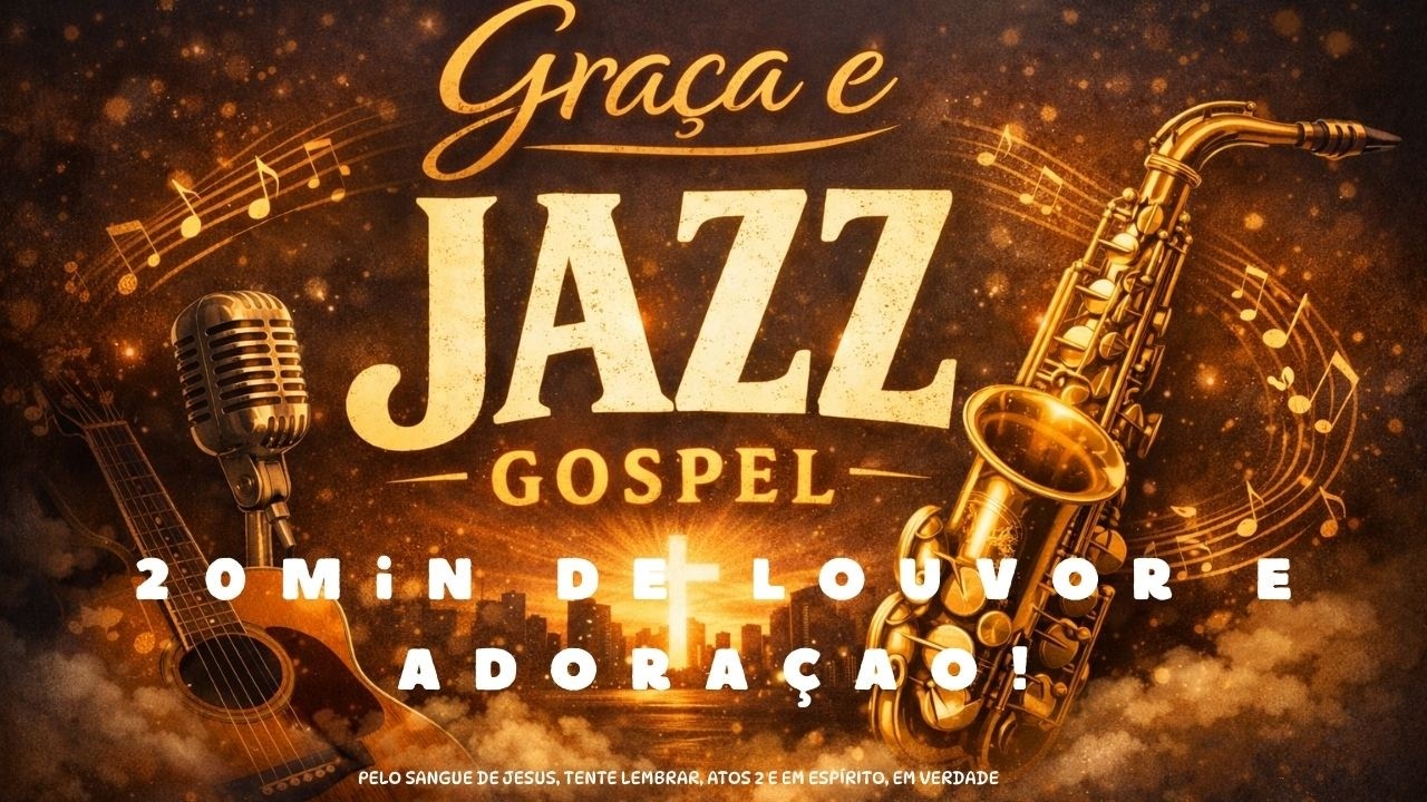 PELO SANGUE DE JESUS, TENTE LEMBRAR, ATOS 2 E EM ESPÍRITO, EM VERDADE - Graça e Jazz Gospel 🕊️🎷!