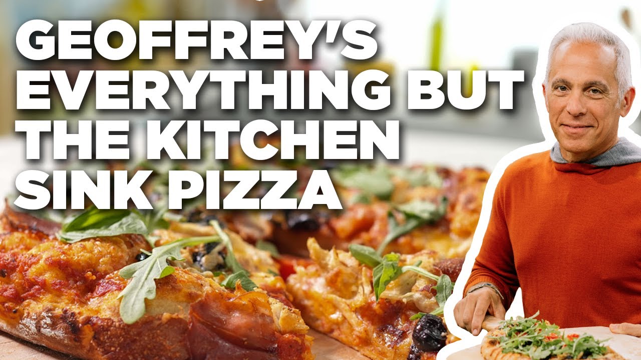 Geoffrey Zakarian's Everything But the Kitchen Sink Pizza | The Kitchen | Food Network