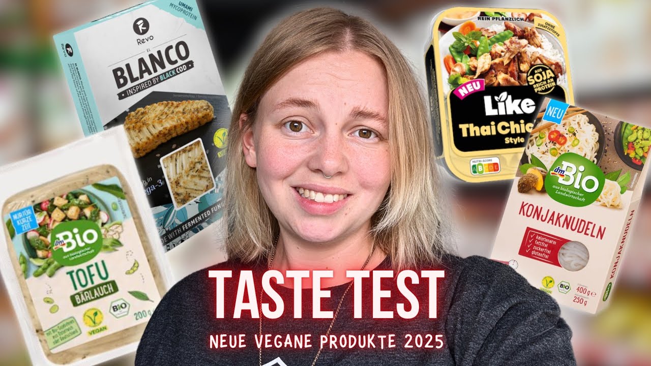 Ich teste neue vegane Produkte 2025 🌱 (und werde entt&auml;uscht...)
