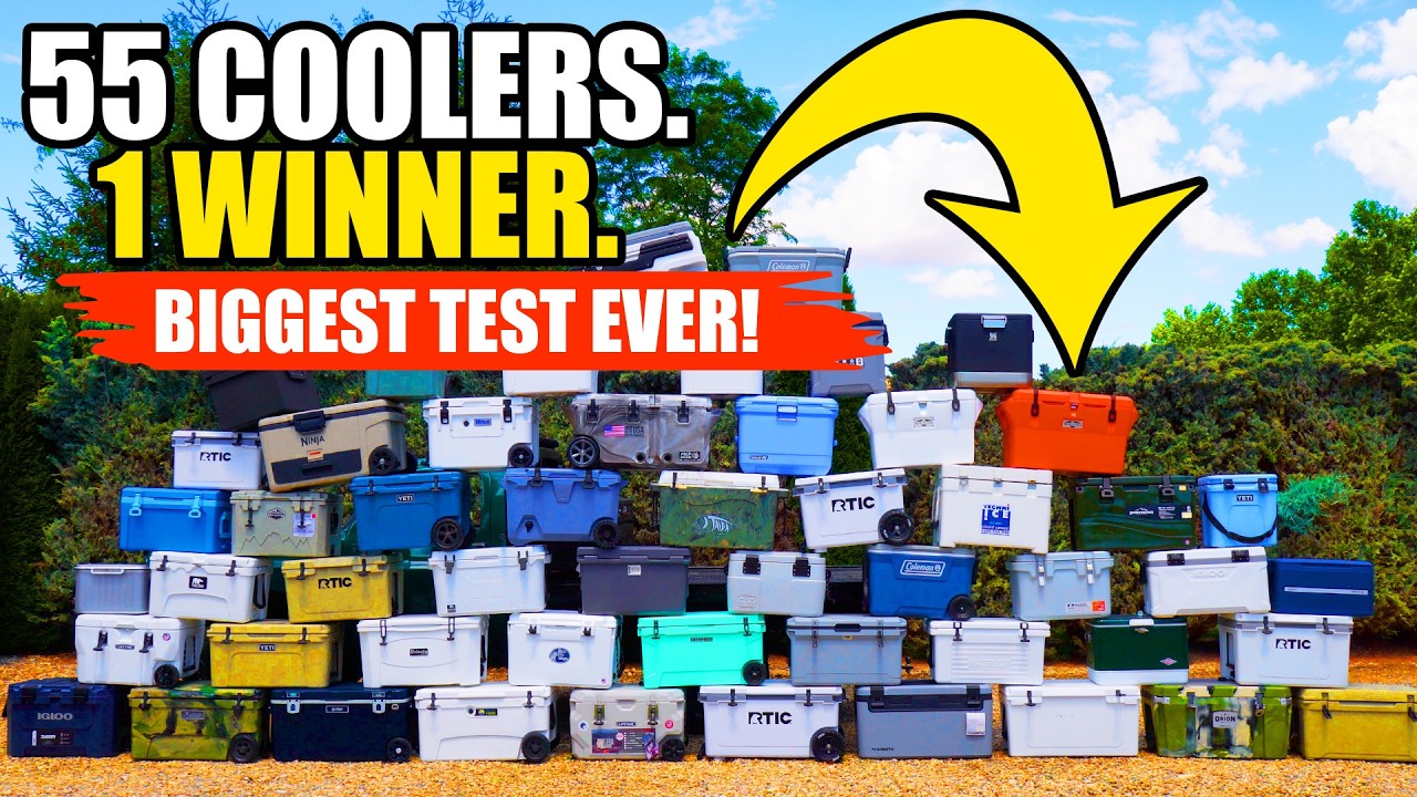Best Cooler 2026? 55 Coolers Tested in MASSIVE Ice Challenge!