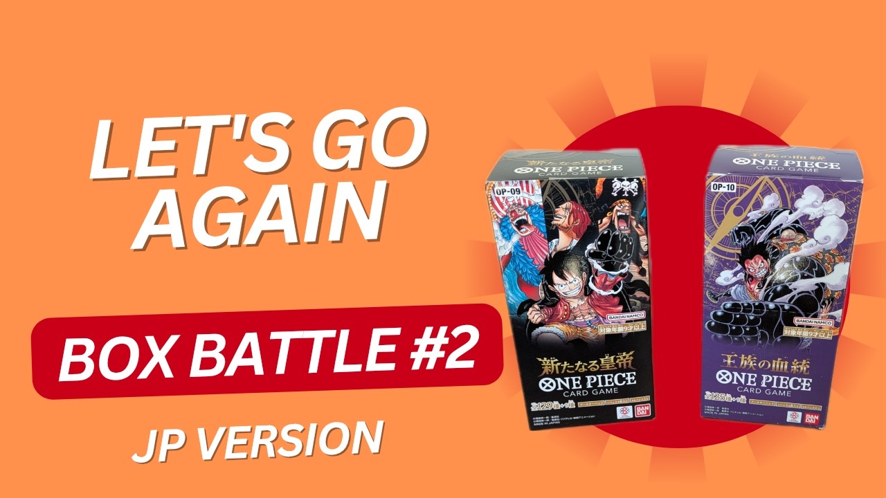 SP HIT!!! BOX BATTLE IS BACK | OP-09 vs OP-10 Booster Box | One Piece Card Game