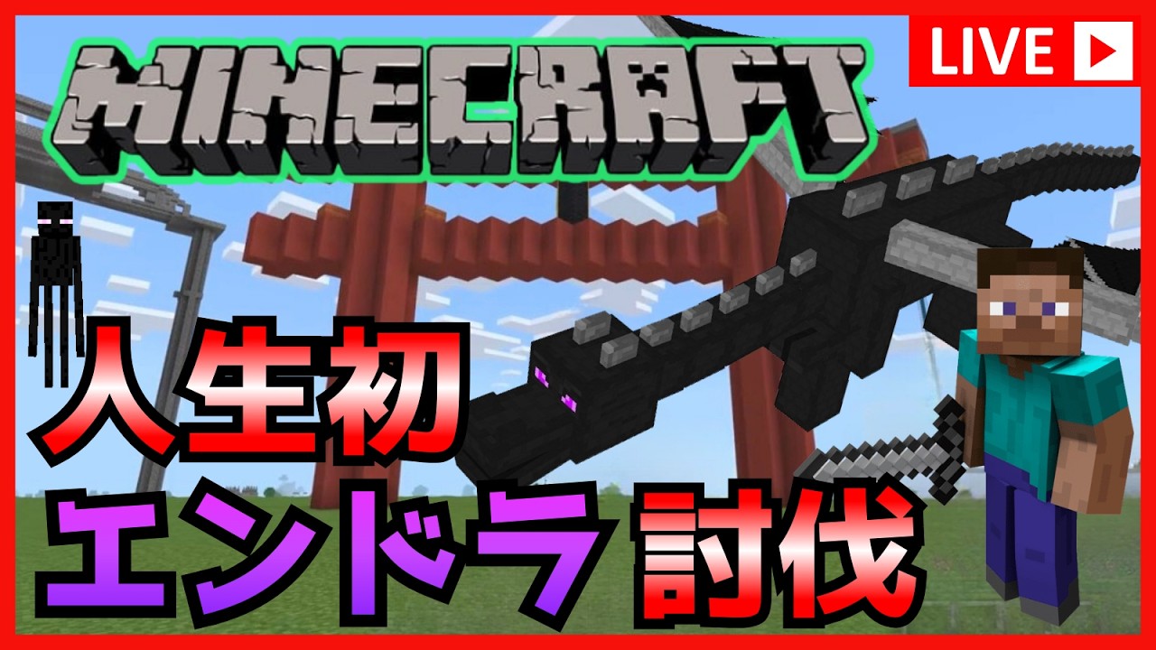 #2 【エンドラを討伐してみたい】マイクラ初心者のエンドラ討伐までの冒険@ukuchannel​