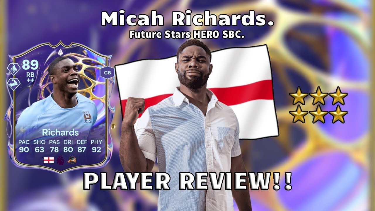 ⭐🧱 Обзор игрока Мики Ричардса с рейтингом 89! SBC «Герой будущих звезд»!🧱⭐ FC 26 Ultimate Team.