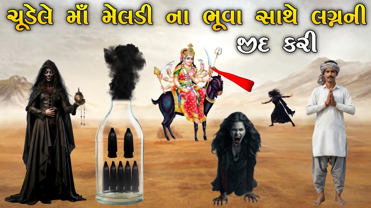 ચૂડેલે માઁ મેલડી ના ભૂવા સાથે લગ્નની જીદ કરી | meladi ma no itihas | Raja Meladi
