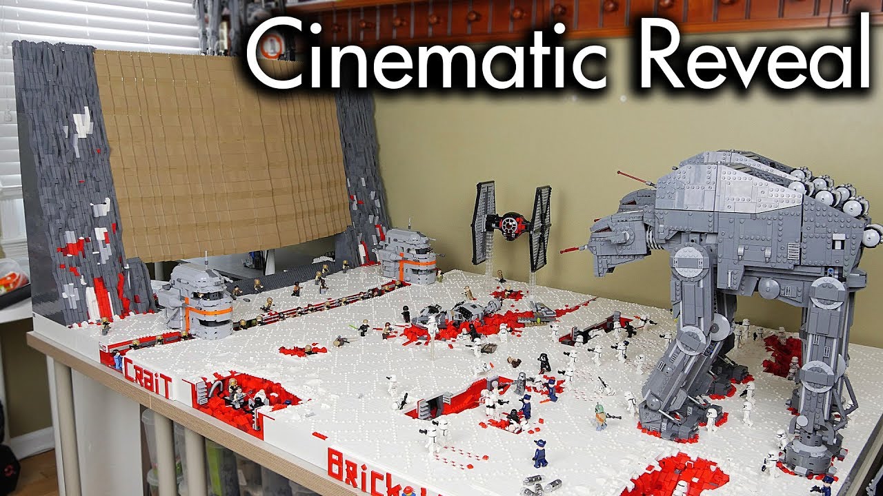 EPIC LEGO 'Battle of Crait' MOC - Full Cinematic Reveal!