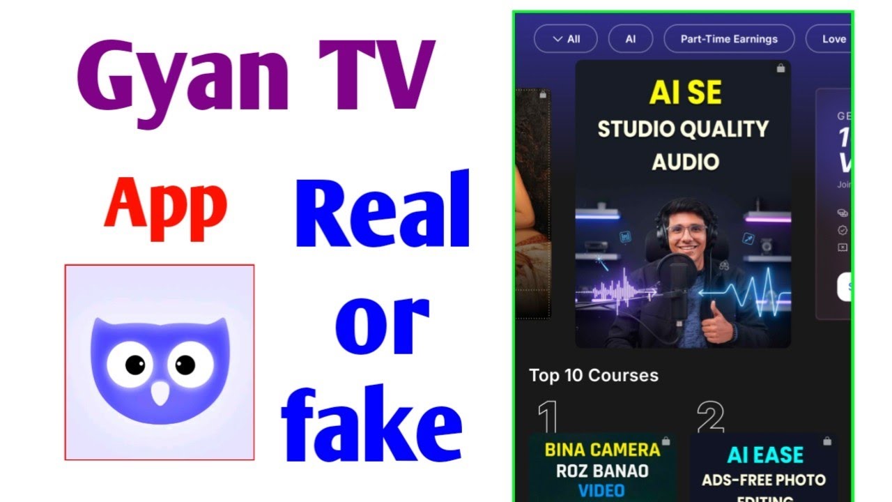 Gyan TV app real or fake