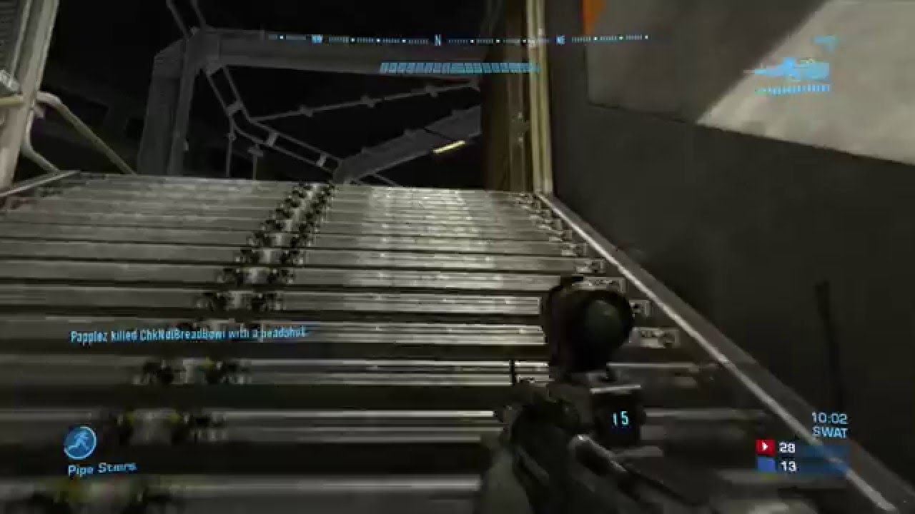Online Dater - Halo Reach SWAT Gameplay vs. ChkNdlBreadBowl & Smokin DMR
