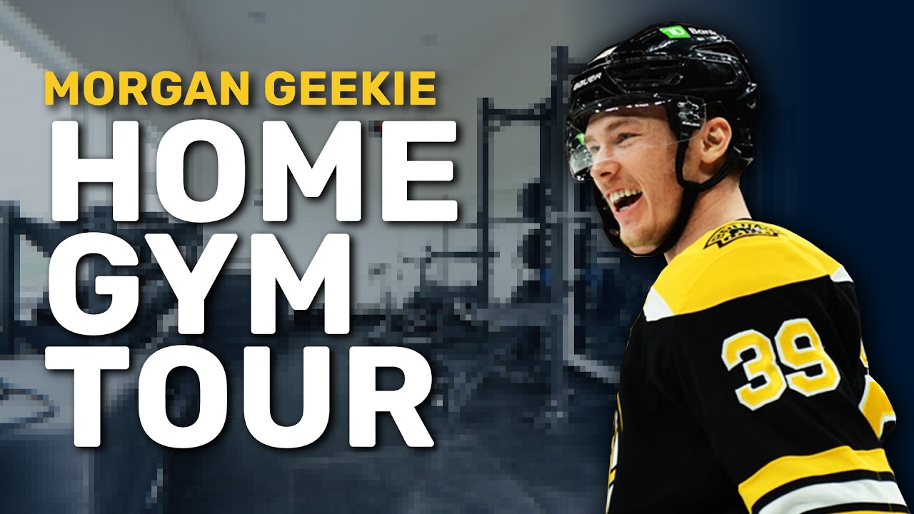 How Does an NHL Player Train at Home? | Morgan Geekie's Home Gym Tour