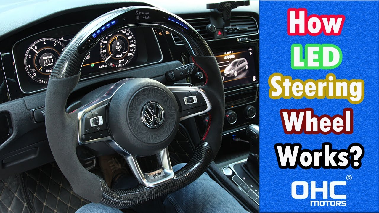 How LED Steering Wheel Golf Works from OHC Motors (2021)⭐️