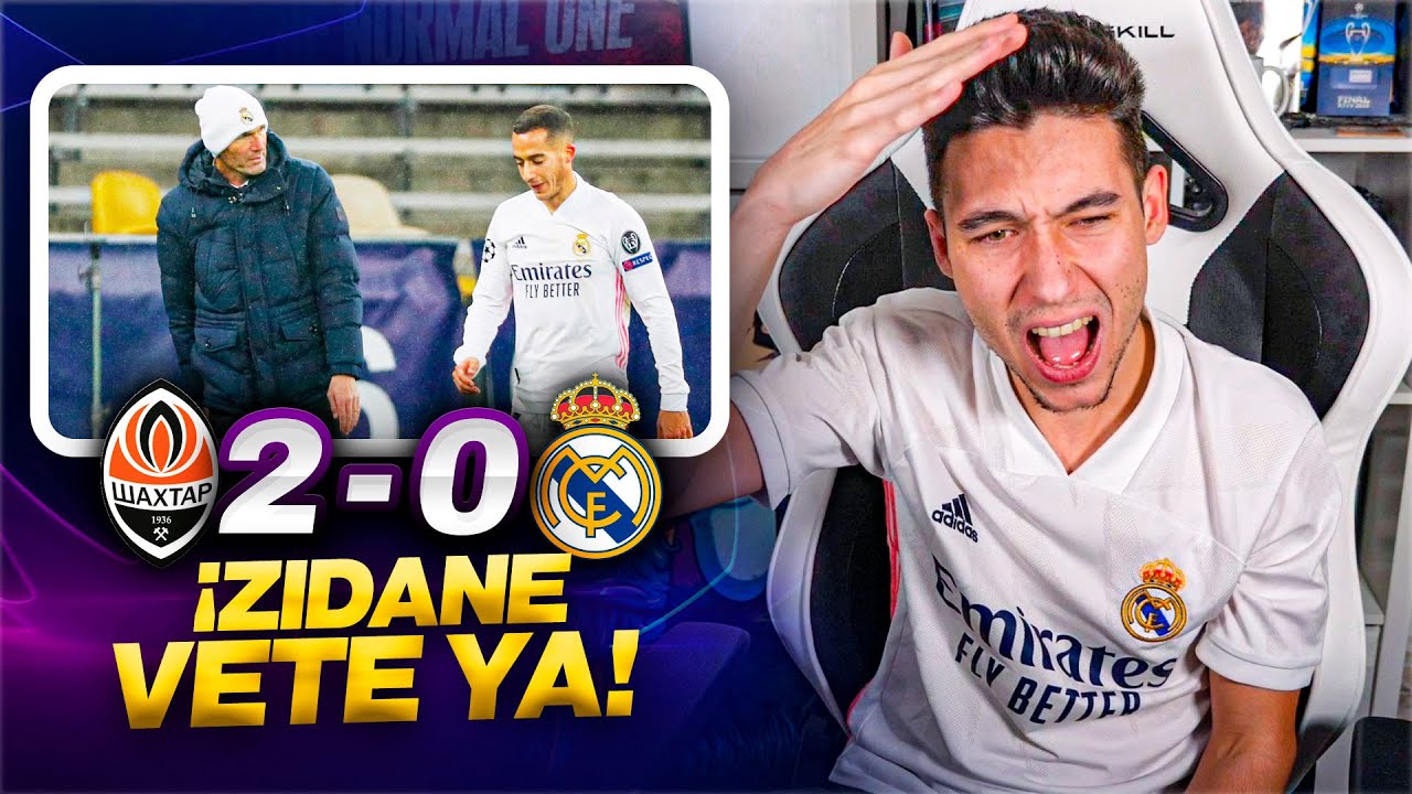 REACCIONES DE UN HINCHA Shakhtar Donetsk vs Real Madrid 2-0 *NO AGUANTO MÁS*