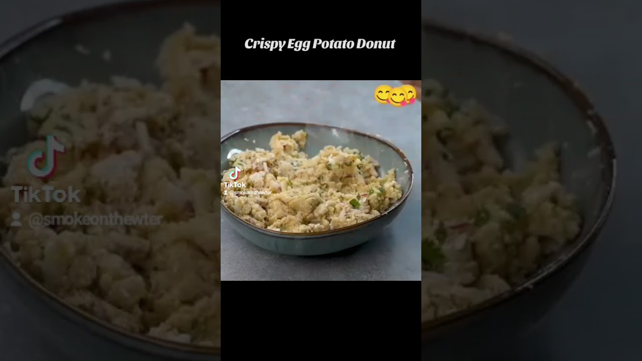 Crispy Egg Potato Donut Recipe 😋🤤