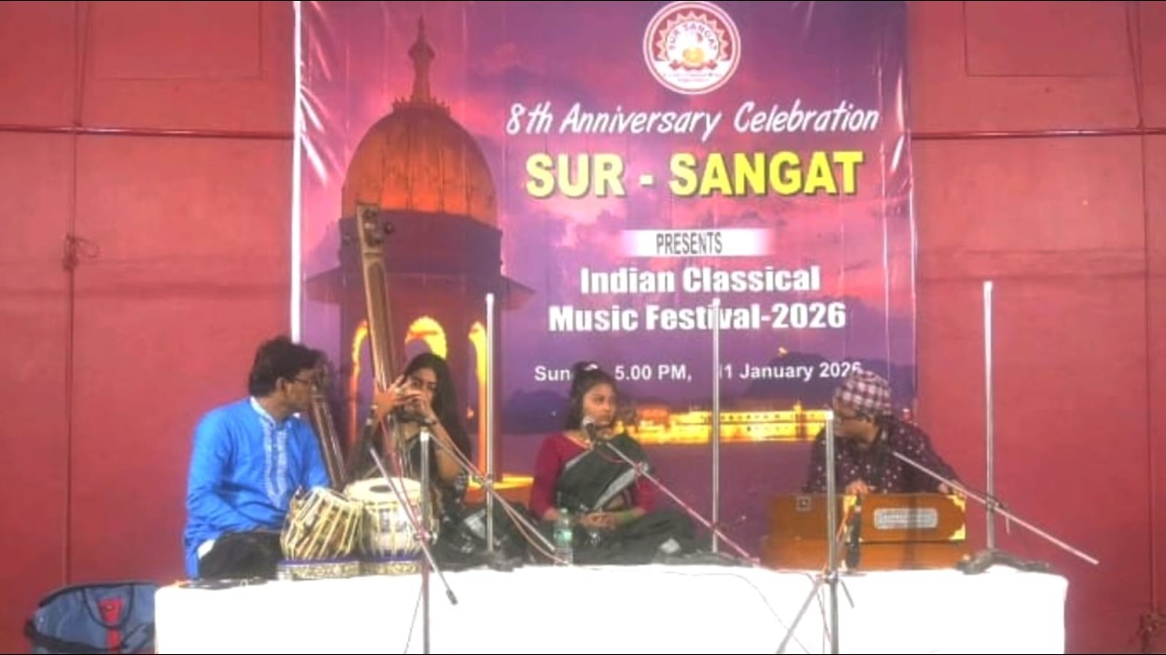 Celebrating Sur Sangat 8th Indian Classical Music Festival,2026, Raga - Yaman