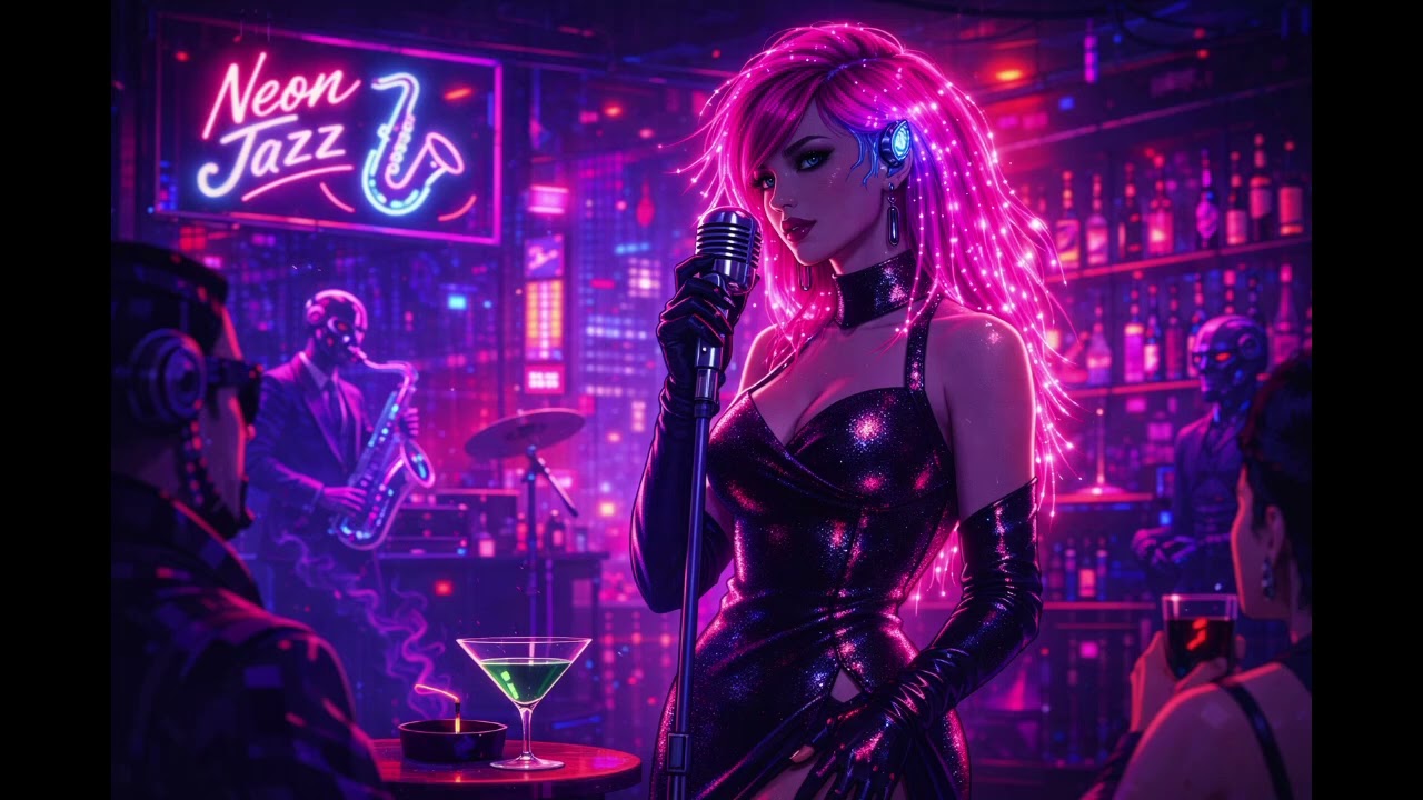 Smoke and Truth - Cyberpunk Jazz Lounge with Female Vocals