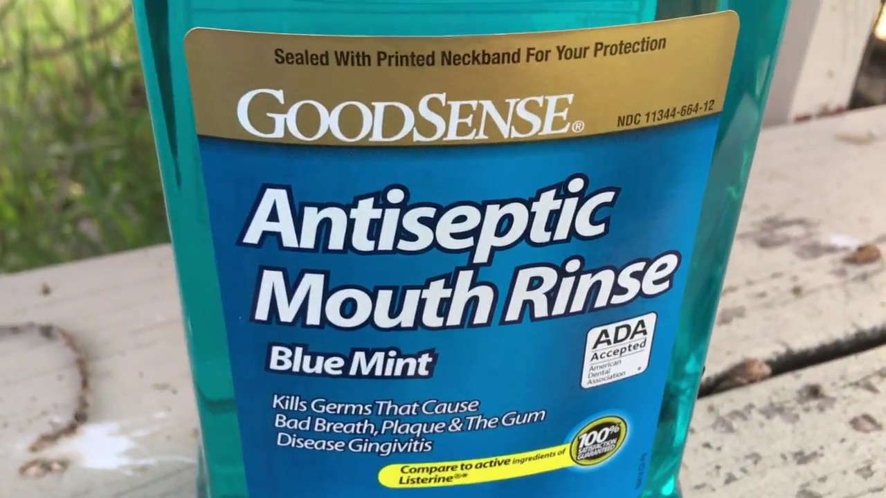 How to use mouthwash to keep  algae from growing in your watering troughs.