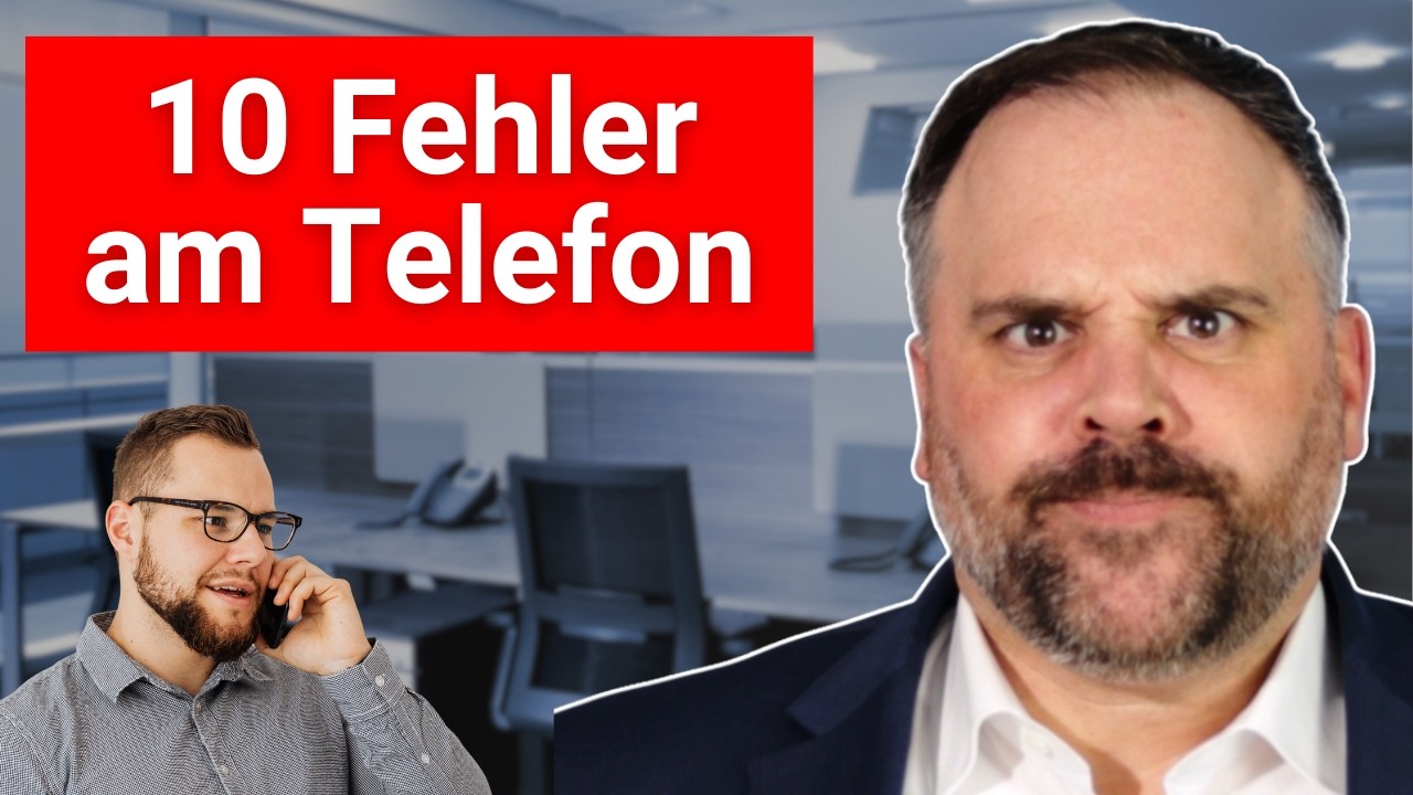 Telefon-Akquise: 10 Fehler noch BEVOR du anrufst