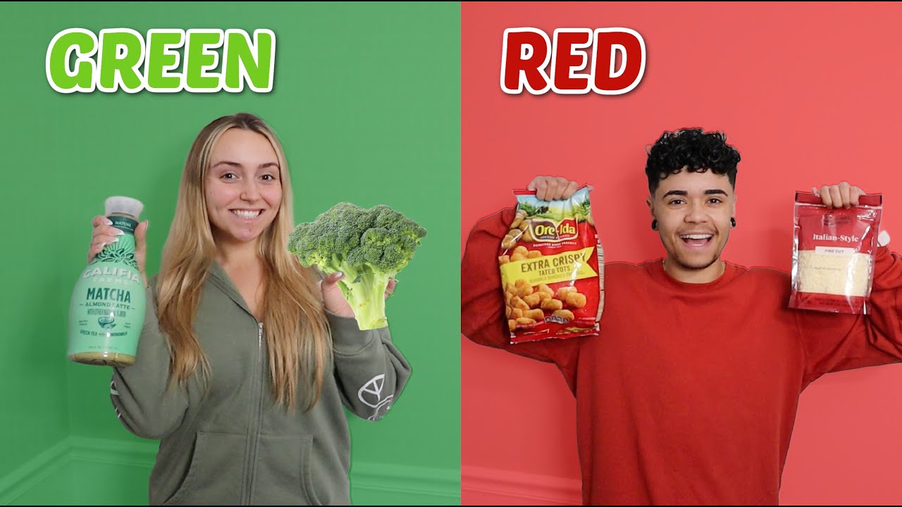 Eating Only ONE Color Of Food For 24 HOURS!