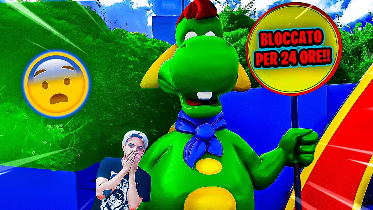 VIVO IN UN PARCO DIVERTIMENTI PER 24 ORE!!