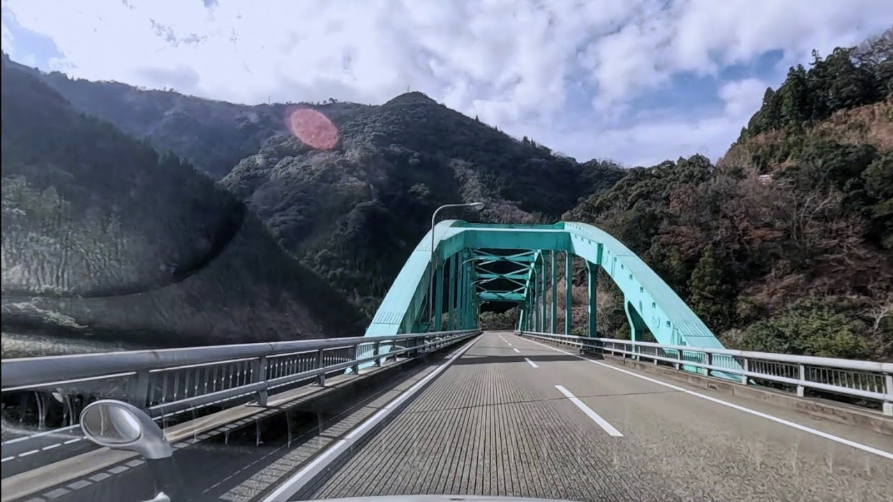 (119-2)【国道327号線 日向市〜椎葉村②】道の駅 とうごう〜椎葉村入り 2025.1223