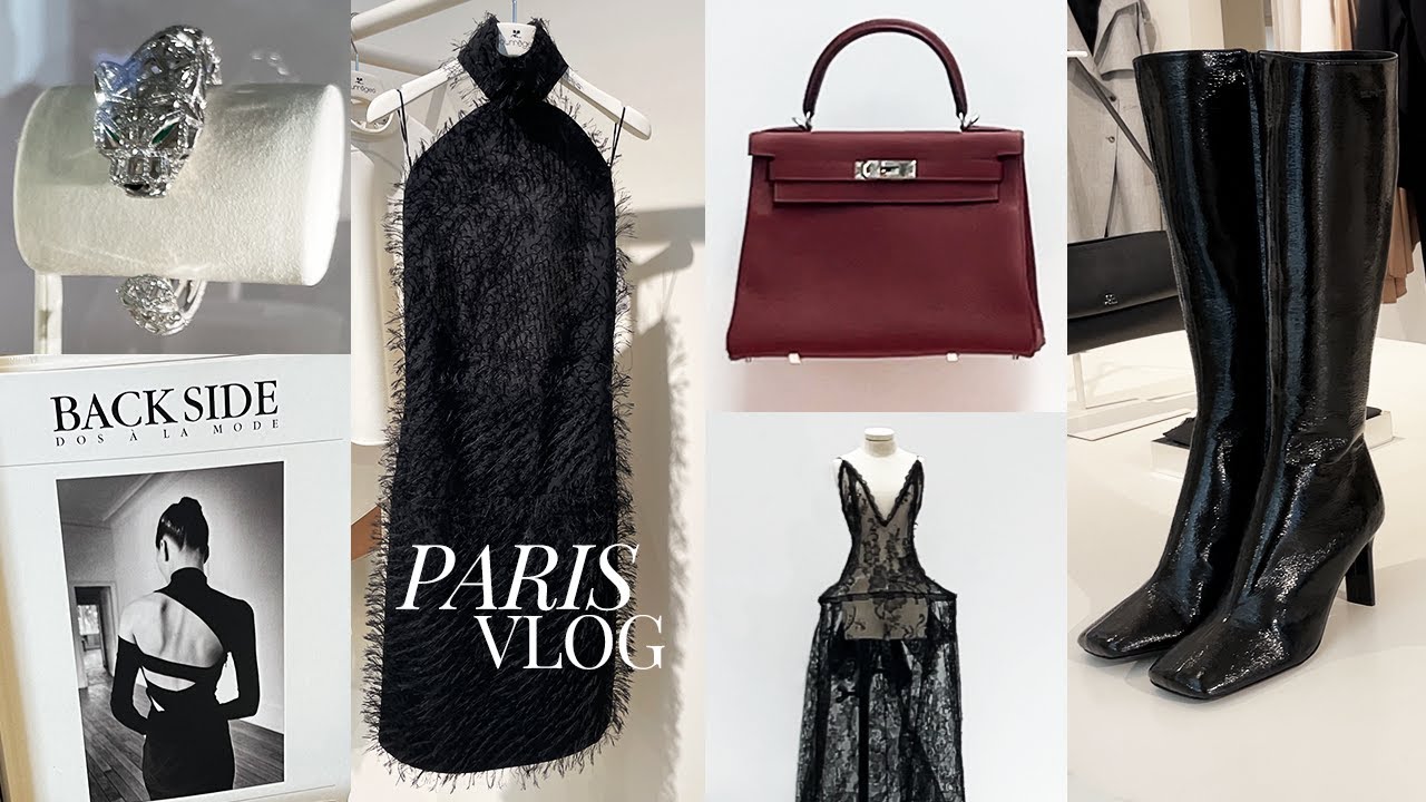Luxury in Paris vlog: CHANEL, Dior, Louis Vuitton, Hermès, Courrèges... | Winter Fashion Shopping