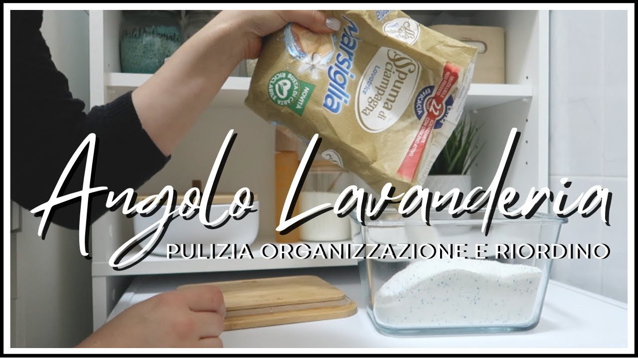 RISISTEMO L’ANGOLO LAVANDERIA 🫧| Pulizia, Organizzazione e Riordino 🧺