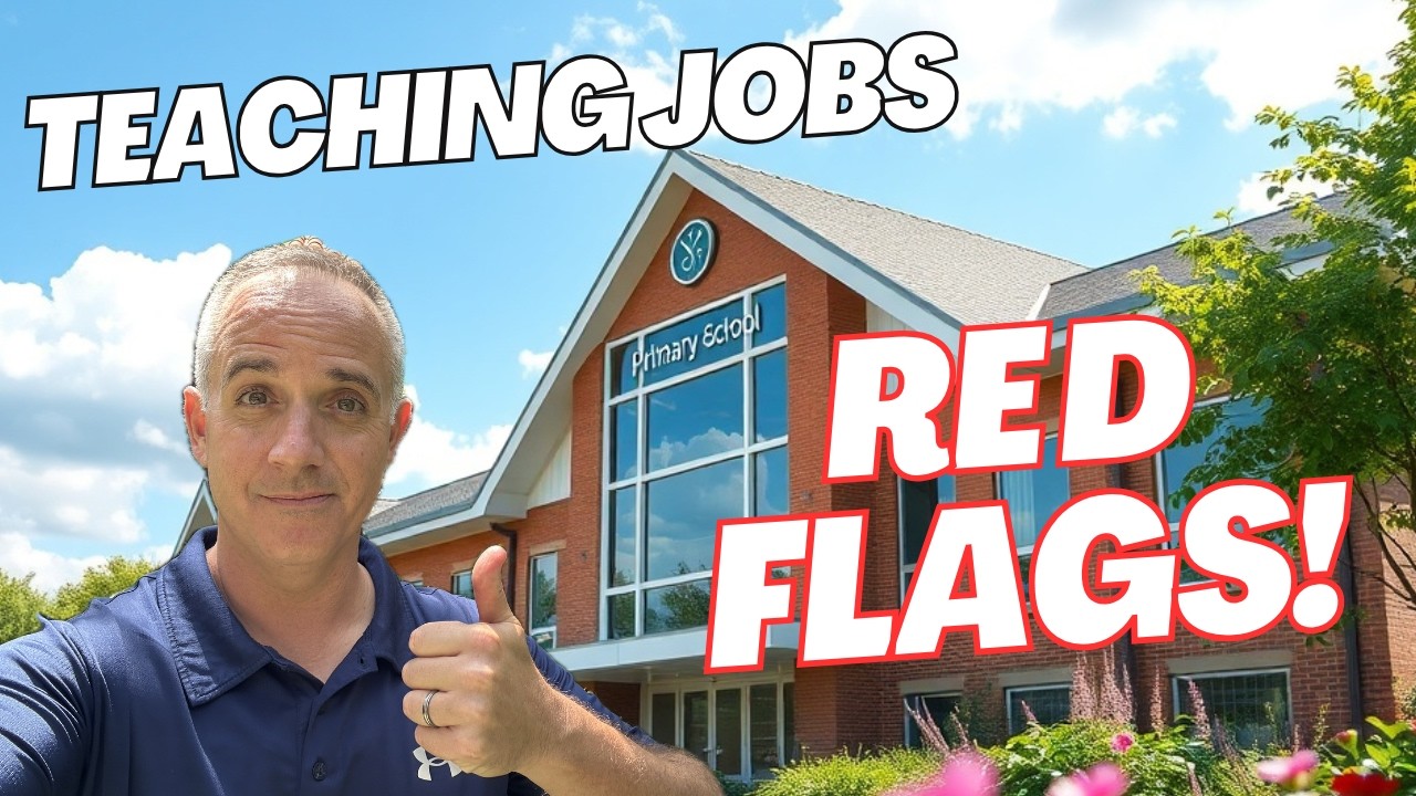 Jobs in Education - RED FLAGS!