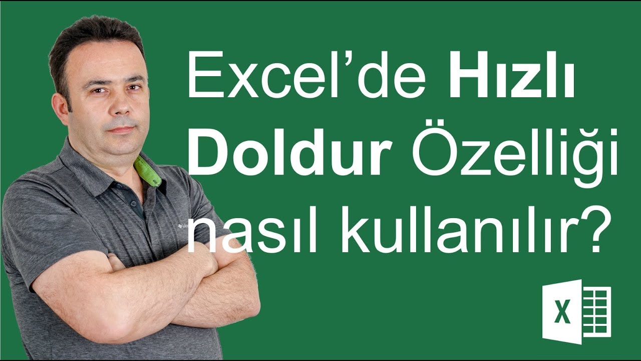 Excel'de Hızlı doldur özelliği