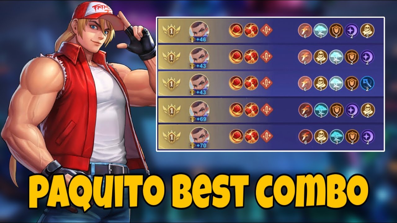 EASY WIN STREAK WITH PAQUITO BEST COMBO IN META MAGIC CHESS GOGO | MLBB MCGG