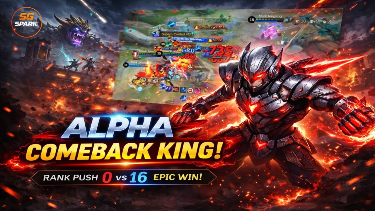 ALPHA EPIC COMEBACK 😱 | 0-16 Se Impossible Win! Alpha Savage Gameplay 🔥 Full Damage Build!
