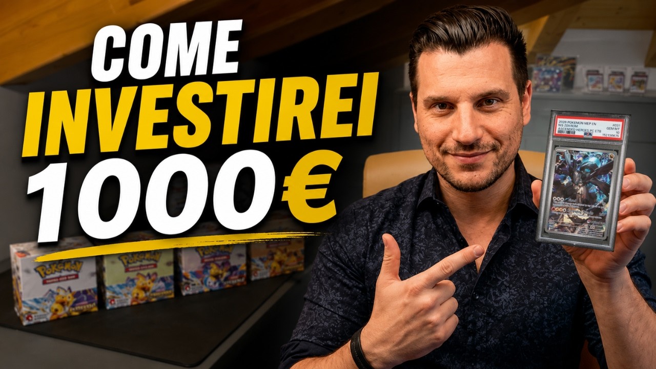 1.000&euro; in carte Pok&eacute;mon: ecco come li investirei oggi