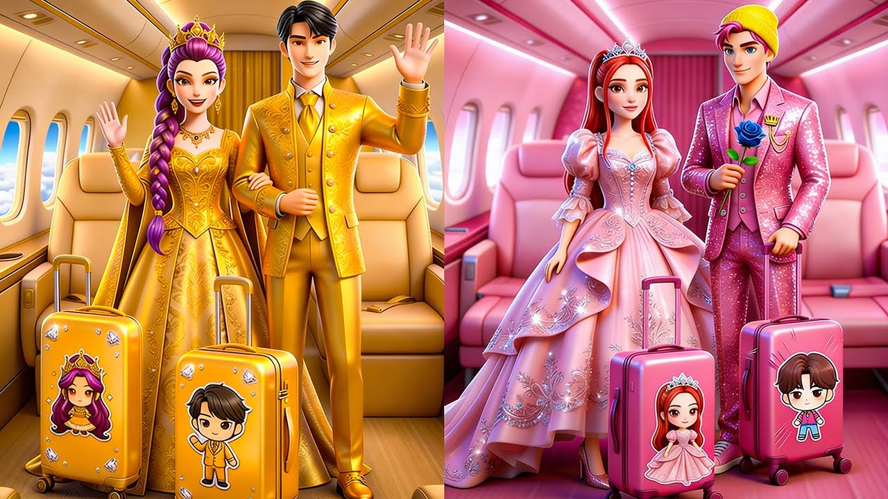 Golden Family VS Pink Family in a Cursed MYTHIC AIRPLANE 😨✈️ | KPOP Demon Hunters