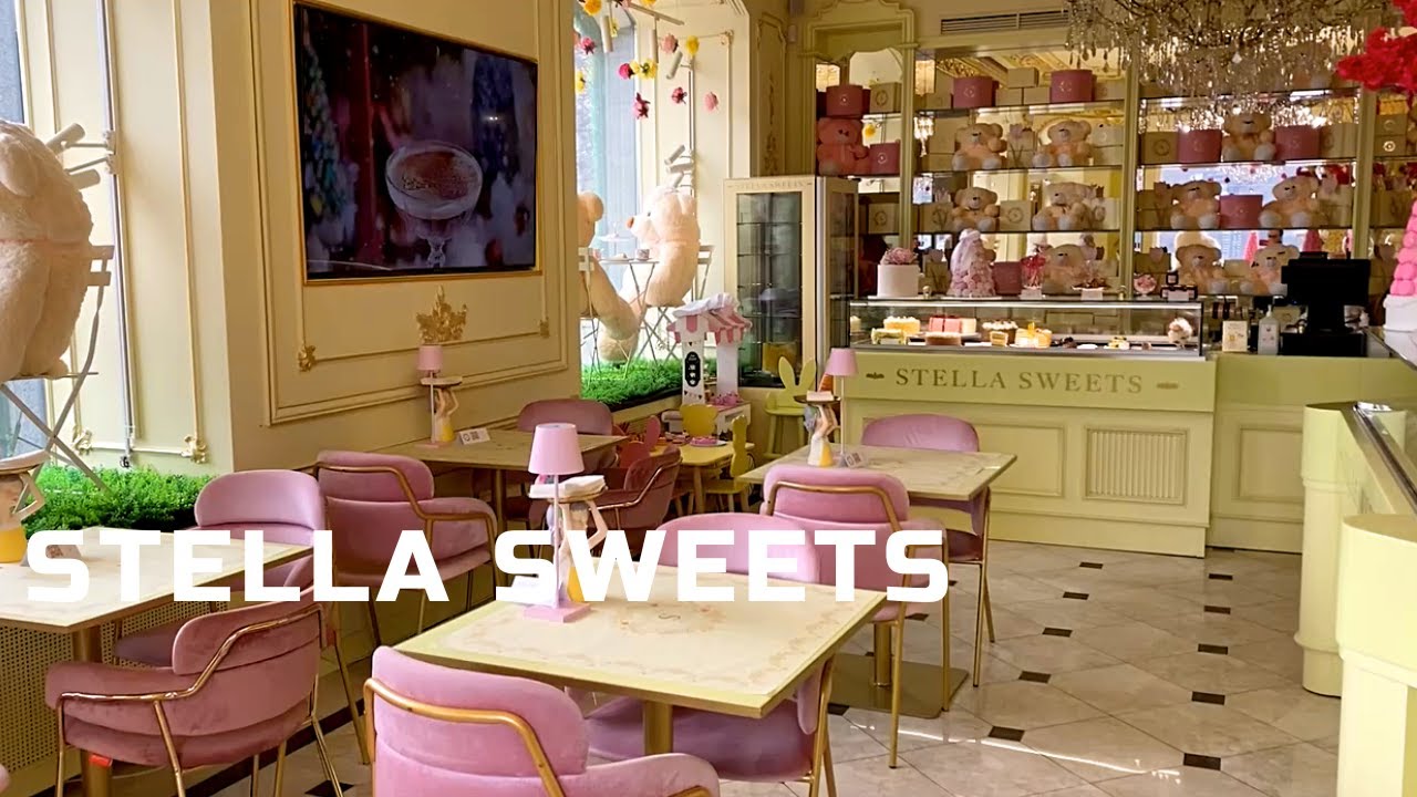 STELLA SWEETS Красивое кафе в Киеве. Вкусные десерты. Лучшие кафе в Украине.