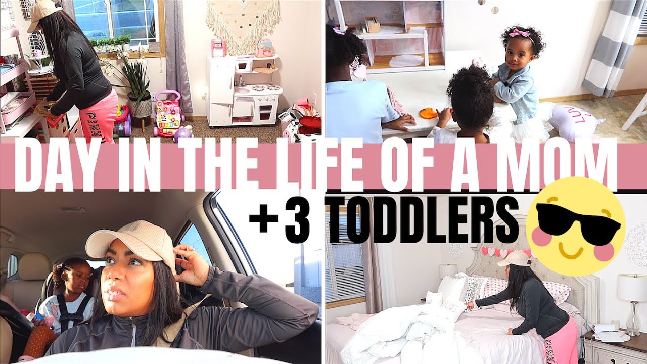 REAL DAY IN THE LIFE OF A MOM OF 3 KIDS | A REAL DAY IN MY LIFE WITH 3 TODDLERS | 3 KIDS | CRISSY MA