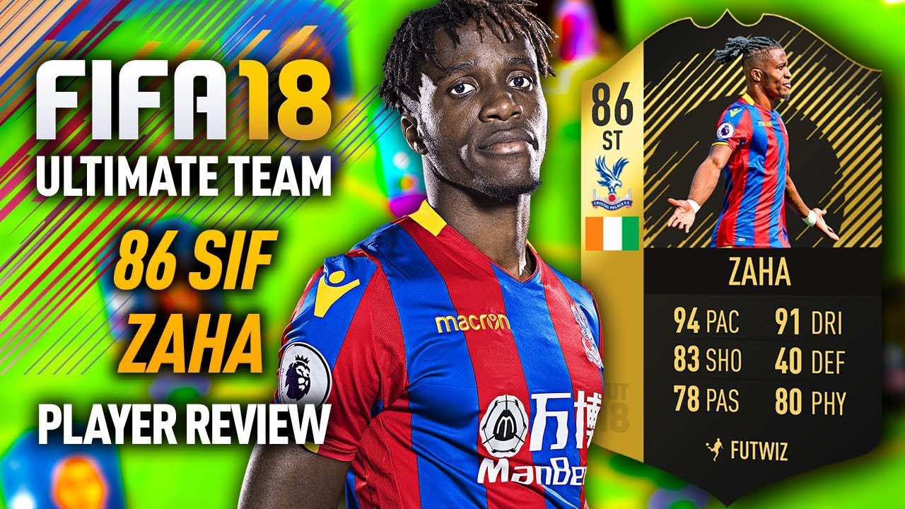 FIFA 18 SIF ZAHA (86) *STRIKER* PLAYER REVIEW! FIFA 18 ULTIMATE TEAM!