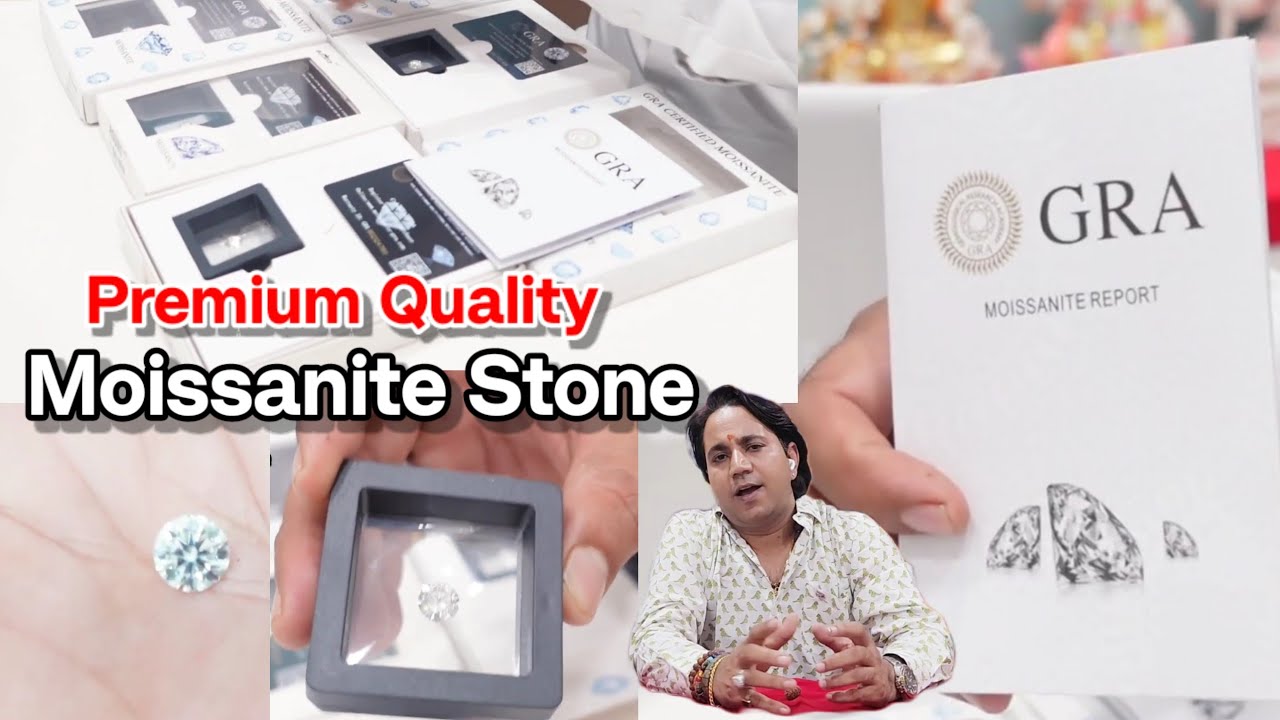 Moissanite | Price, Test of Moissanite Stone | GRA Certified Moissanite Stone