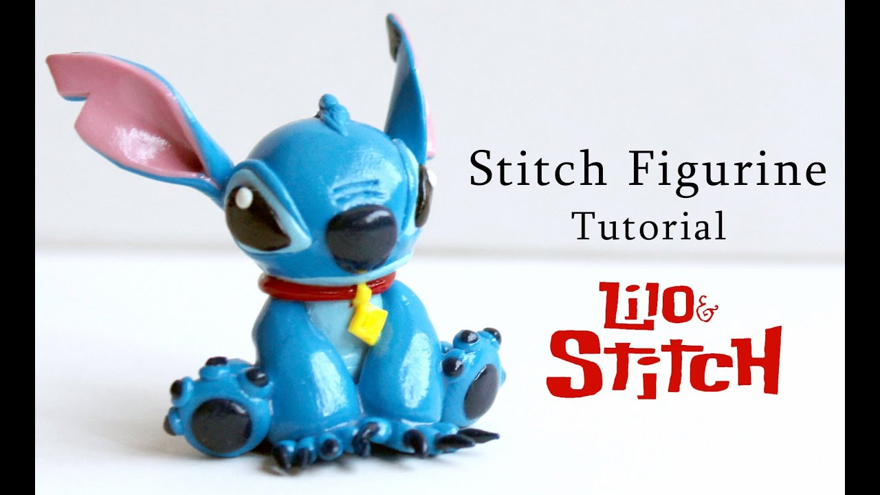 Stitch Polymer Clay Figurine Tutorial (Lilo and Stitch Film)