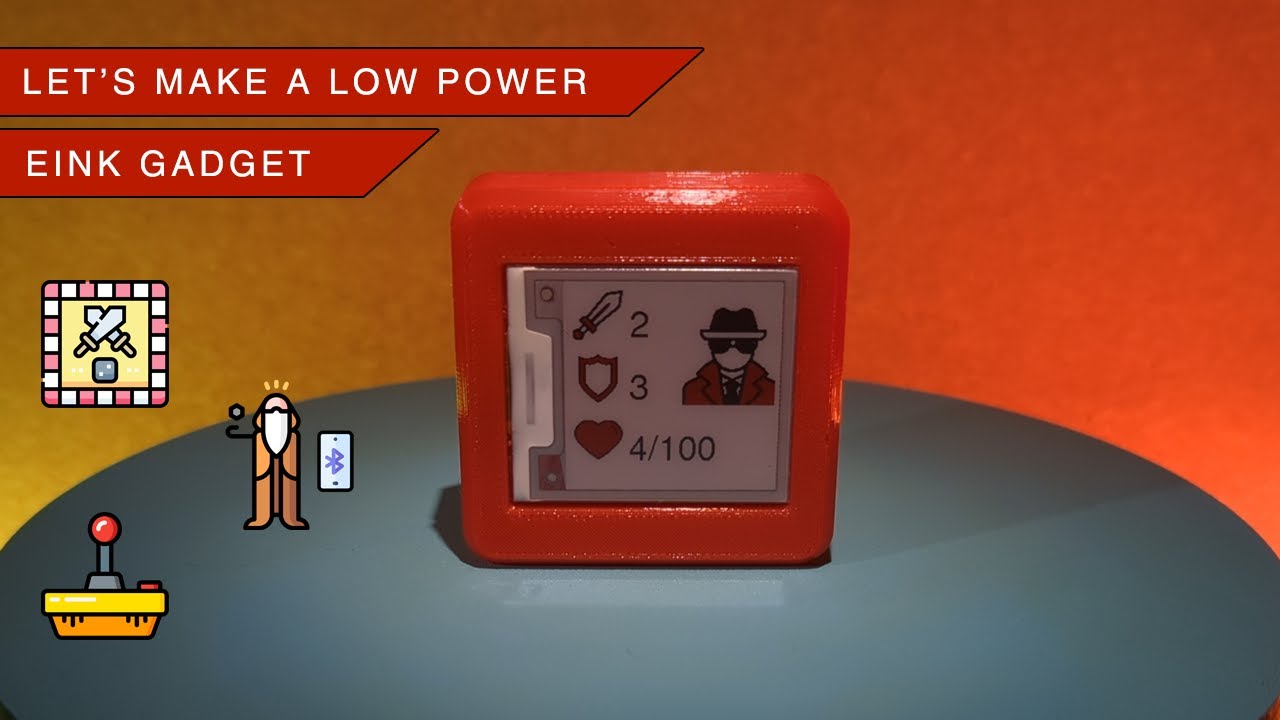 DIY Multifunctional Low Power Eink Gadget